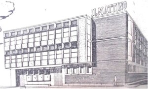 La nuova sede del “Giornale del mattino” in via delle Ruote
